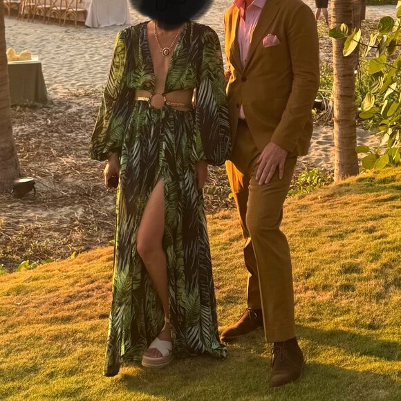 Bronx and Banco Floral Cutout Dress - Picture 5 of 5